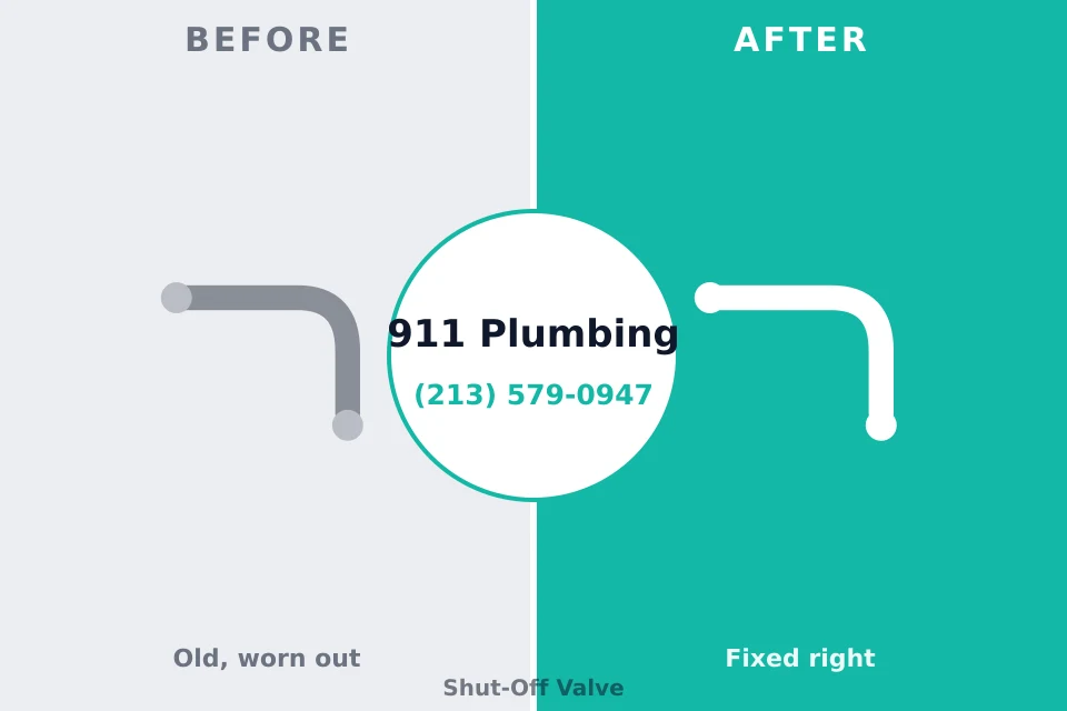 Before and after: plumbing company Quantico Base, VA